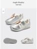 Girls' Autumn 2025 Non-slip Velcro Sneakers: Comfortable Melody Thin Sole Casual Trainers
