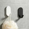 Hole-free Hook, Invisible Adhesive Hook for Hats, Oval Hook for Wall Mounting In Kitchen and Bathroom