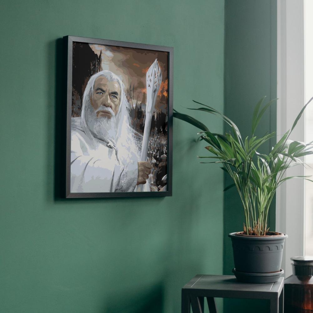 Malowanie Po Numerach Obrazy Do Malowania-Gandalf Władca Pierścieni 40X50Cm
