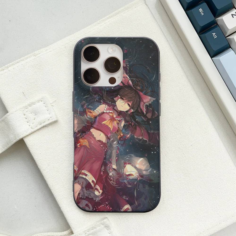 Classic Game Touhou Project For IPhone 17 16 15 11 12 13 14 Pro Max Plus Pro Corrugated Translucent Back Phone Cover