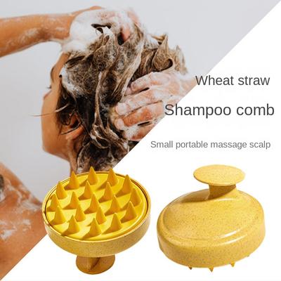 Soft Silicone Head Massage Shampoo Brush Scalp Cleansing Bath Comb Women Hairdressing Tools Easy Foaming Shampoo Brush Bath Comb