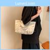 Stylish Pu Tote Bag With Letter Print Trendy Street Fashion Large Capacity For Women