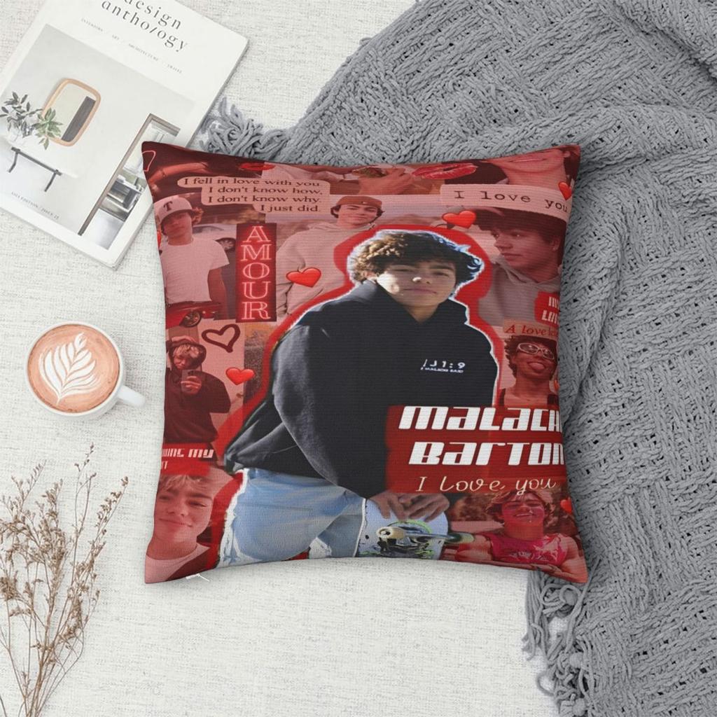 Soft And Sweet Home Malachi Bartondecorations Pillowcases Accessories Pillow Covers Zipper Multi Size