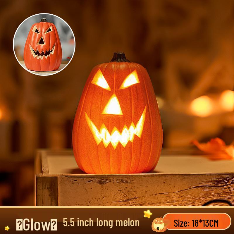 Large Luminous Pumpkin Lantern for Halloween Outdoor Theme Decorations