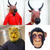 Funny Animal Headgear For Halloween Cosplay Latex Material Various Designs Perfect For Dressing Up Funny Props Characters)