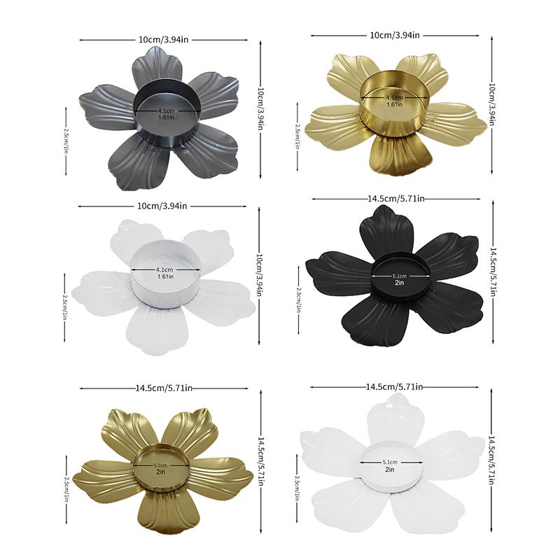 1PC Iron Occasions Practical Romantic Durable Elegance Stable Holiday Decorations Artistic Atmosphere Dining Tables