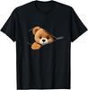 Zipper Bear Print T-Shirt