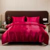 Kuup Satin Surface Duvet Cover Colored Bedding Set Queen Size Quilt Cover High Quality Skin-Friendly Fabric Bedding No Sheet