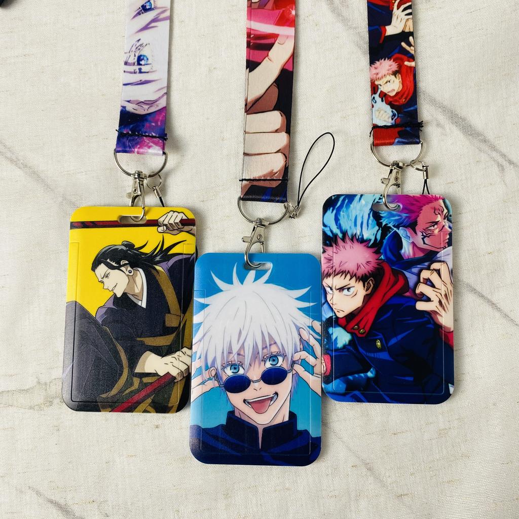 Anime Lanyard For Keychain ID Card Cover Passport Student USB Badge Holder Cool Neck Straps Accessories Friends Gifts