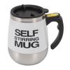 Automatic Stirring Mug 400ml Stainless Steel Liner Battery Powered Electric Mixing Cup for Travel