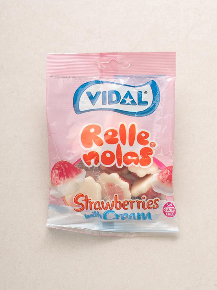 Strawberry & Cream Flavored Jelly 75g 1ea