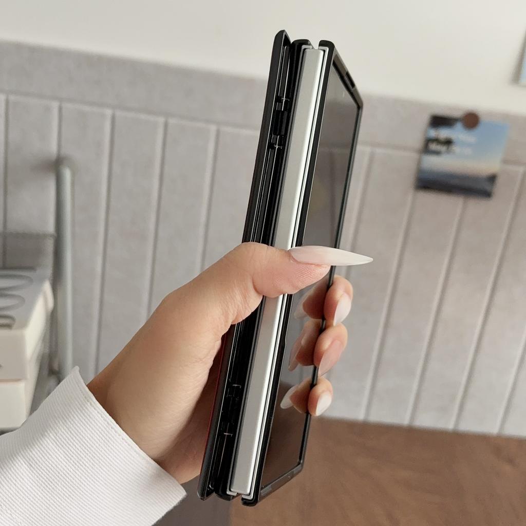For Samsung Galaxy Z Fold 8 Ultra Case Business Crazy Horse Texture Magnetic Anti-Slip Shockproof Cover For Z Fold 8 Ultra Funda