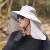 Neck Protection Men Sun Hat Big Brim Fisherman Hat Casual Women Visor Cap  Hiking