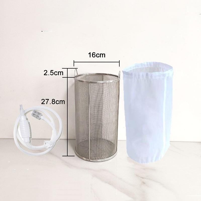 Round Mesh Basket 1mm Hole Rice Wine Beer Bier Filter Voor Zelfgemaakte Brew Koffie Coffee Droog Hopper Brew Fine Mesh Coland