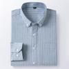 Camicia Oxford da Uomo 100% Cotone Manica Lunga Casual Morbida Traspirante Business Casual Vestibilità Regolare Elegante Camicia Sociale