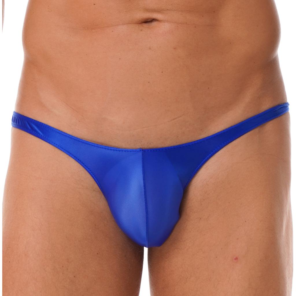 Man Briefs Glossy Underwear Low-waist Panties Sexy Fashion Underpants