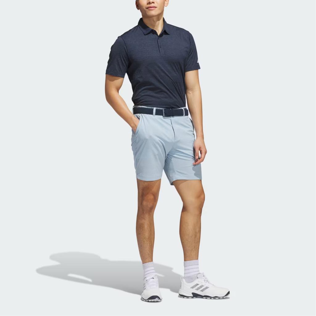 Adidas Ultimate365 Elevated Twistknit Golf Polo Shirt Men Polo Shirts Navy-Blue Gray JF4885