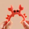 Heat-Resistant Silicone Spoon Rest - Cute Crab & Octopus Design - Countertop Cooking Tools Organizer for Kitchen Utensils & Spatulas