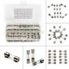 100/72pcs Car Fast-blow Glass Fuses Car Glass Tube Fuses 0.2-20A 0.5-30A Assorted Kit for Car Light Inflator vacuum Cleaner Fuses4