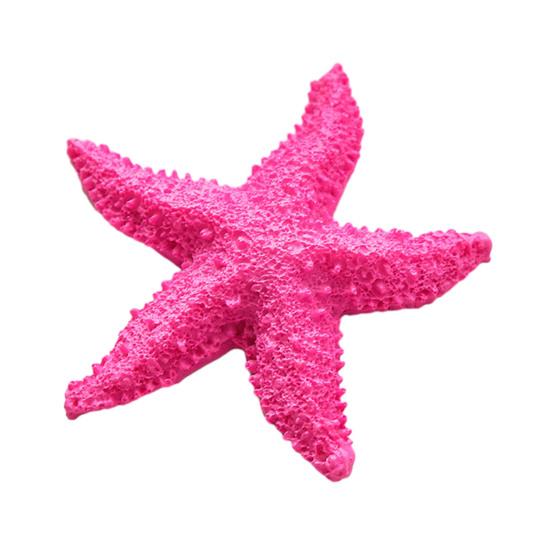 Yousheng Starfish Figurine Resin Starfish Aquarium Decoration Realistic Artificial Starfish Ornament for Fish Tank Home Nautical Decor DIY Crafts розовый