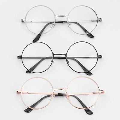 Metal Round Vintage Myopia Glasses Women Men Ultra Light Resin Reading Glasses Vision Care -1.00~-4.0 Diopter