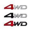 מדבקות מתכת לרכב 4X4 תלת-ממדיות - מדבקות דקורטיביות עם עיצוב תלת-ממדי ולוגו הנעה לארבעה גלגלים למכוניות משופצות.
