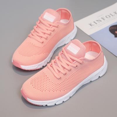 Summer Thin Hollow Breathable Mesh Shoes Women's Youth Sports Shoes White Casual Shoes Lightweight Non-slip Running Shoes Women's Shoes