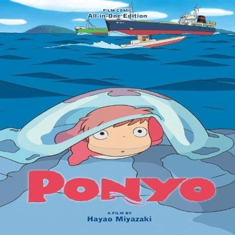 Ponyo Film Comic AllinOne Edition by Hayao Miyazaki Hardback Book 9781974754618