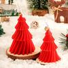 Christmas Tree-Shaped Scented Candle Ornament for Festive Decor
