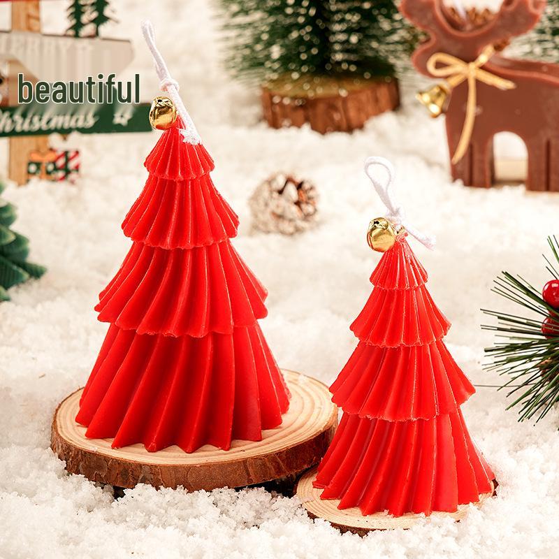 Christmas Tree-Shaped Scented Candle Ornament for Festive Decor
