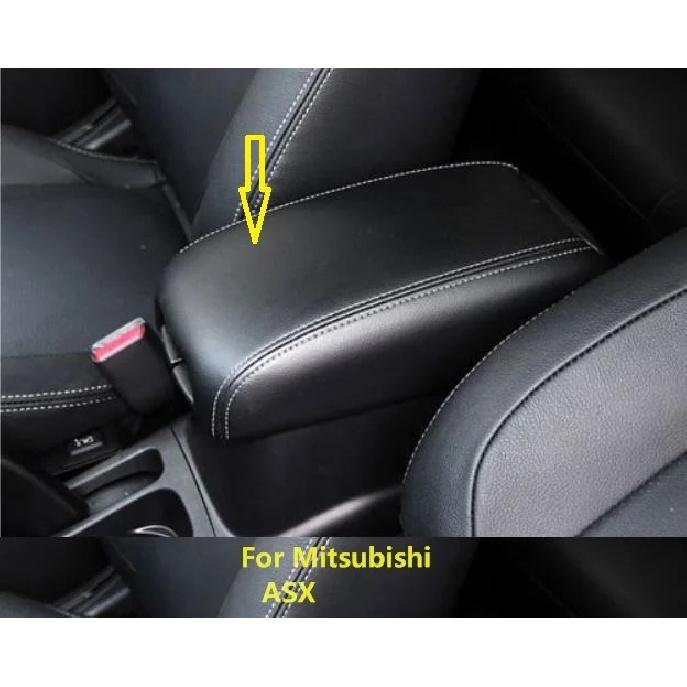 For Mitsubishi ASX Customzied Microfibre Leather Center Armrest Cover   Car decoration Interior upgrade car interior