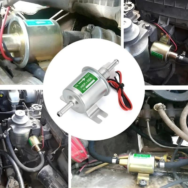 Neuer Auto-Vergaser Motorrad Beliebt für ATV 12V Elektrische Kraftstoffpumpe Niederdruck Schraubbefestigung Kabel Diesel Benzin HEP-02A