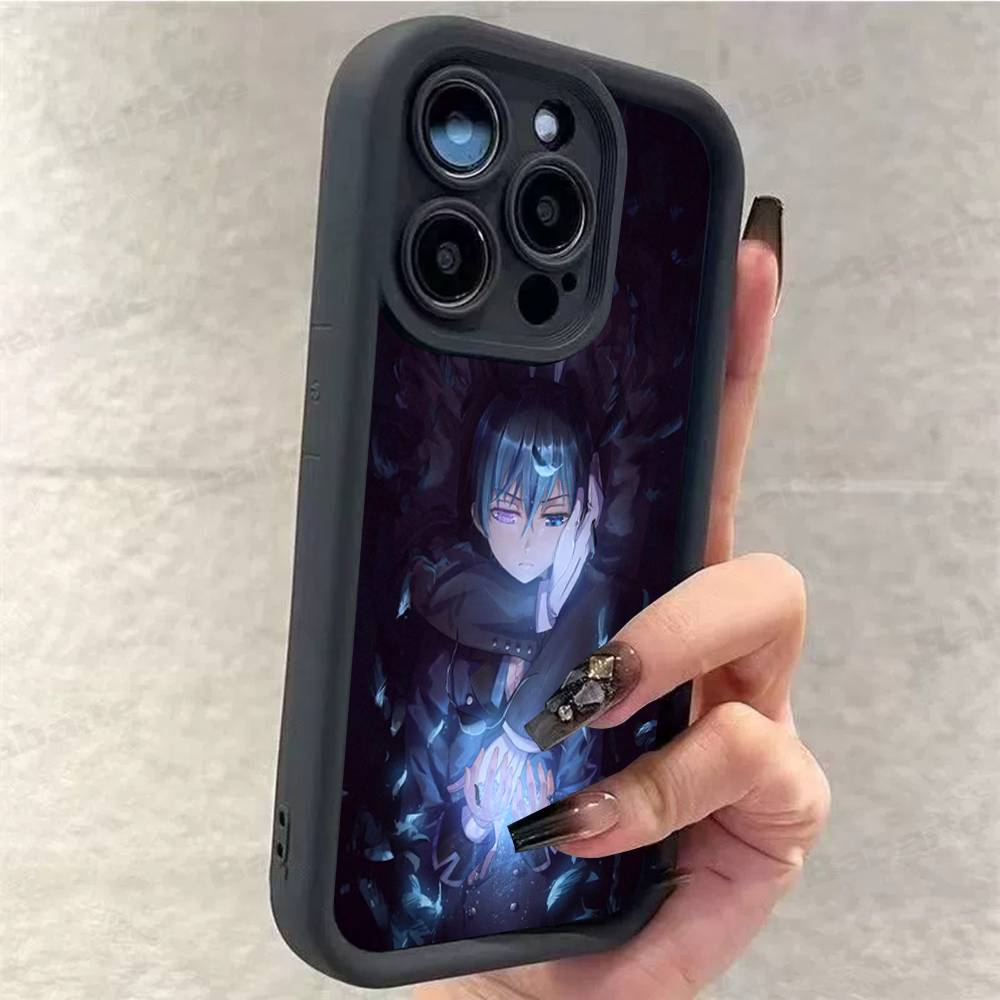 Anime Black Butler Phone Case for iPhone 17 16 15 14 13 12 11 Pro Max Plus Silicone Shockproof Case