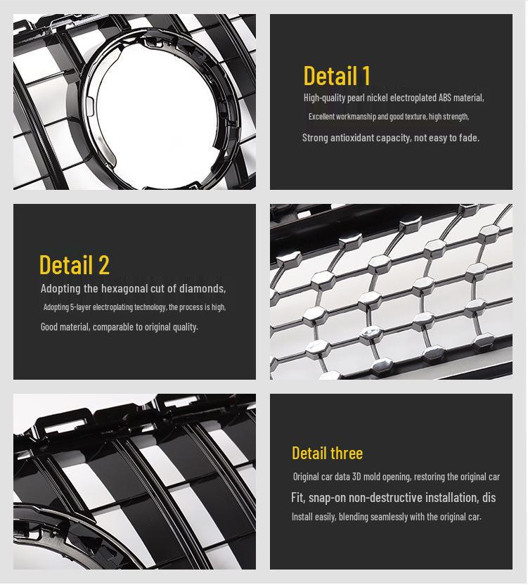 Starry Sky Grille for 2012-2014 C-Class C63 Upgrade