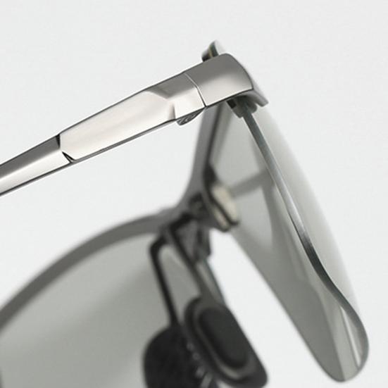 Polarisierte Sonnenbrille Intelligente Farbwechselnde Anti-UV-Brille Augenschutz Tag und Nacht Damen Herren Fahrspiegel Angelbrille für Outdoor