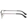 Vintage Metal Half Frame Reading Glasses Men's Business High Definition Anti Blue Light  Far Sight Eyeglasses with Diopter +2.5