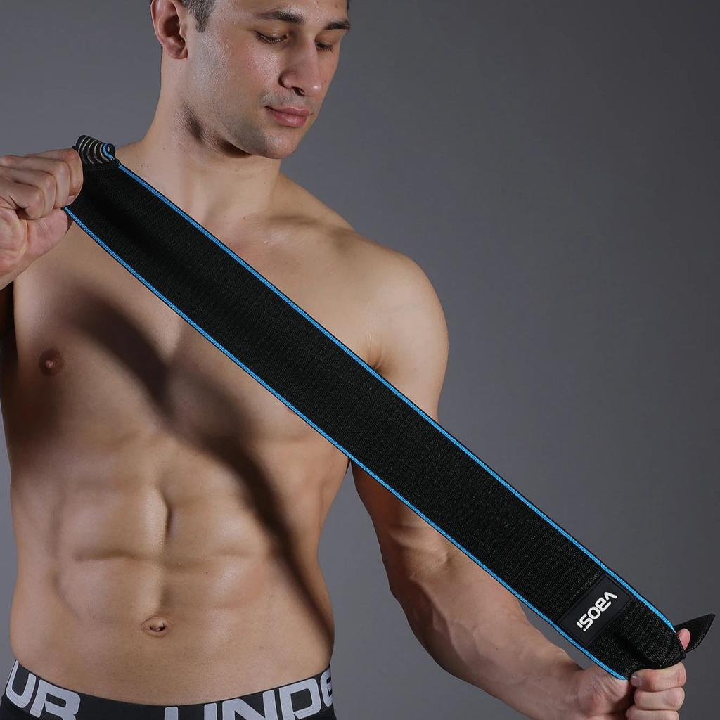 Vbosi Women Men1 Piece Adjustable Elasticated Wrist Support Wraps For Tennis Basketball Weightlifting