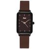 GEDI Watches for Woman Vintage Niche Elegant Waterproof Leather Watches Ladies Quartz Square Women's Wristwatches
