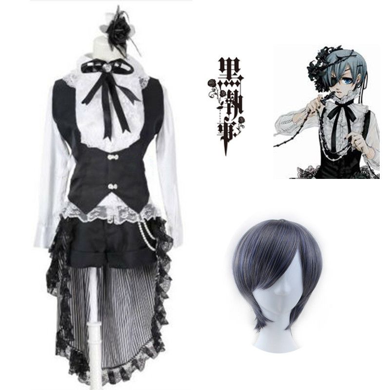 Exquisites Black Butler Ciel Phantomhive Cosplay Kostüm mit perfekten Nähten