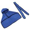 Dog Towel Strong Absorbent Quick Drying Hand Pockets Design Hooded Dog Bathrobe with Waistband for Cat Blue