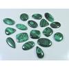 17Pcs Natural Green Malachite Mix Shape Cabochon Loose Gemstone 251Cts. Lot C-469