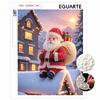 Christmas Santa Claus Pearl Painting Art Painting Kit Handmade Diy Home Decoration Painting