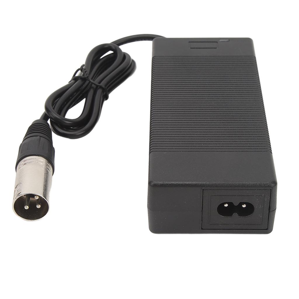 42V 2A Ladegerät XLR Stecker Schnellladung Elektrofahrrad Roller Akkuladegerät AC 100?240V