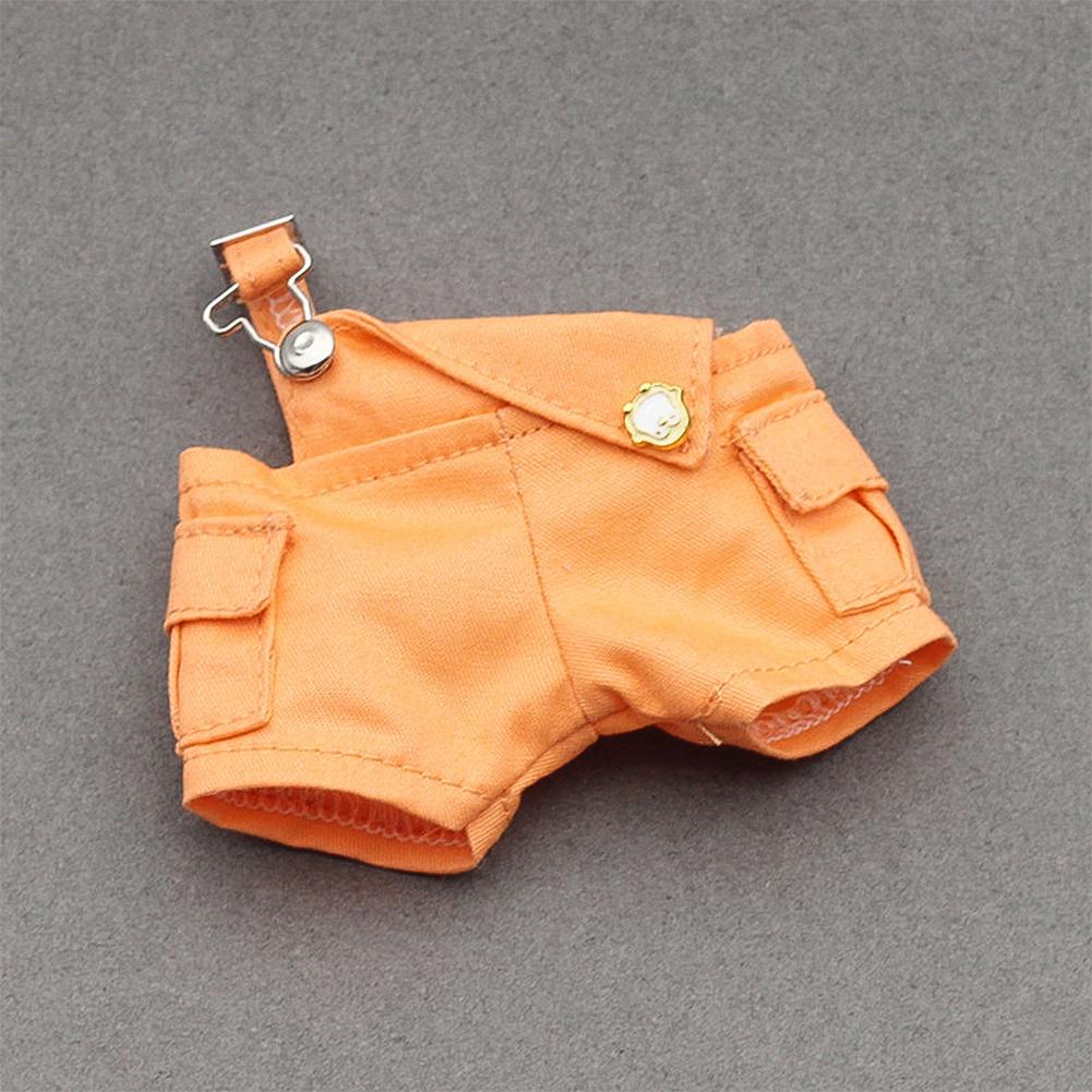 For 17cm Labubu Doll Clothes Fashion Clothes Overalls Doll Clothes Color Match Shorts Dolls Accessories Cute Decoration Little Clothes