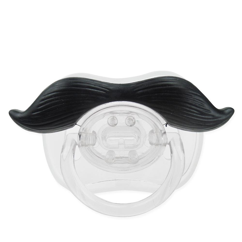 Baby Silicone Pacifier with Goofy Mustache & Teeth - Red Lips, 20 Styles