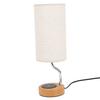 Tischleuchte mit kabellosem Ladegerät ABS USB Modern LED Dimmbar Nachttischlampe für Schlafzimmer