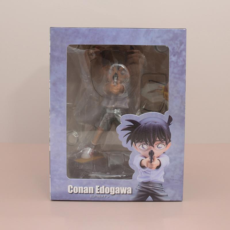 18cm Detective Conan Kuroba Kaito Kudou Shinichi Haibara Ai PVC Action Figure Anime Figure Model Toys Collection Doll Gift