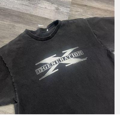 D-Generation X Základní logo 1stranné tričko Plná velikost S-5XL Unisex tričko