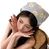 Koreanisch Süß Niedlich Handgemacht Häkeln Hohl Dreieck Stirnband Handtuch Frauen Frühling und Sommer Reise Foto Haar Schal