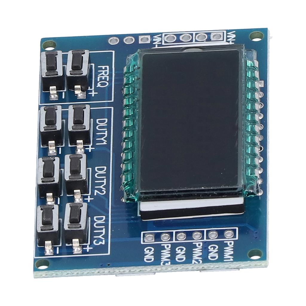 PWM Signal Generator 3 Channel Adjustable Pulse Square Rectangular Wave Frequency Duty Cycle Module